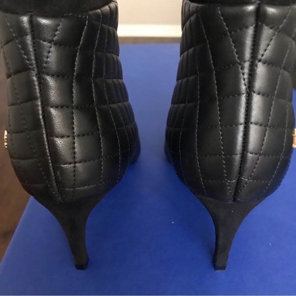 Authentic black leather/suede Balmain boots size 37 - Picture 8 of 9